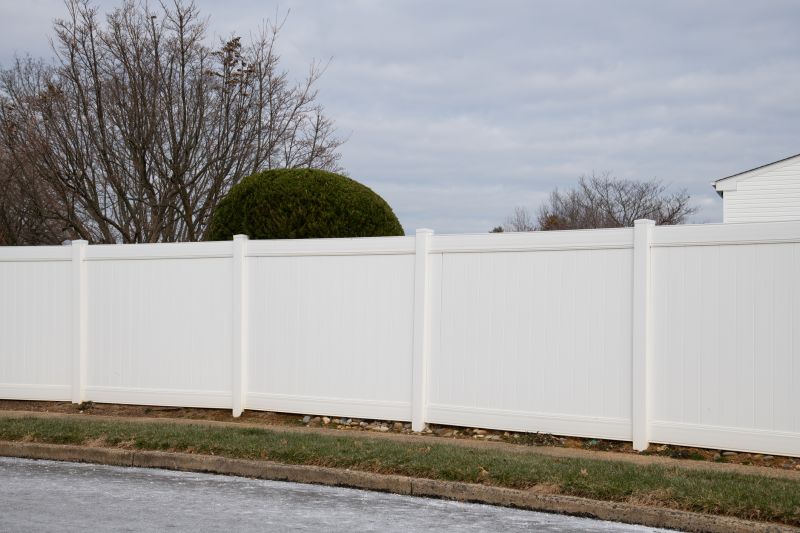 Completed Vinyl Fence