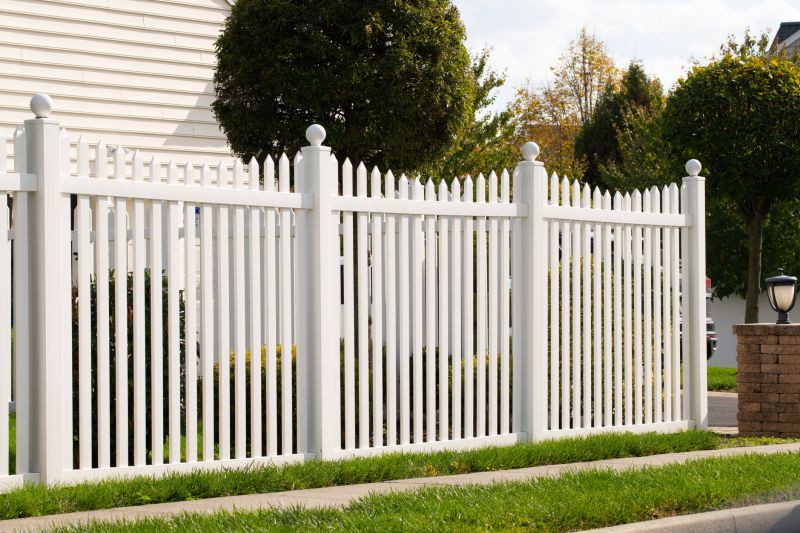Vinyl Fence with Decorative Elements